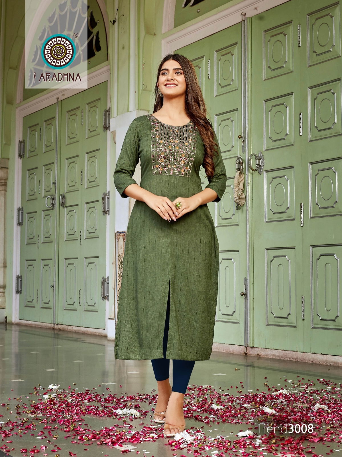 Aradhna Fashion Trend 3 Stylish Fancy Wear Wholesale Designer Kurtis